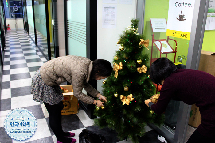 [Merry Christmas★] 그린한국어학원의 크리마스 분위기~