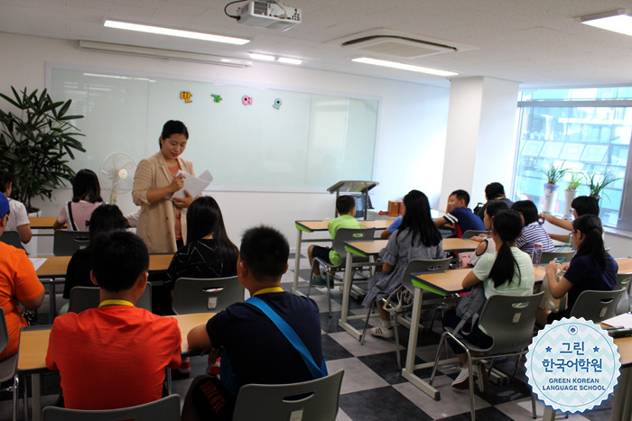 [Group class] 중국인 꼬마 학생들이 그린 한국어학원에 왔어요!