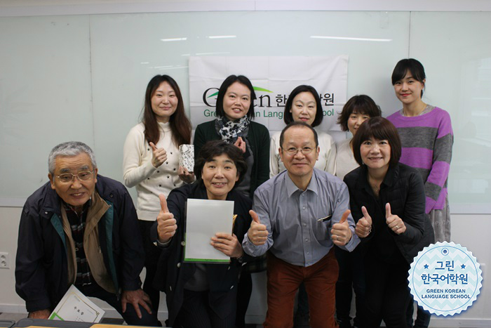 [Short-term class in March] 항상 그린 한국어학원을 방문해 주시는 일본인 학생분들!